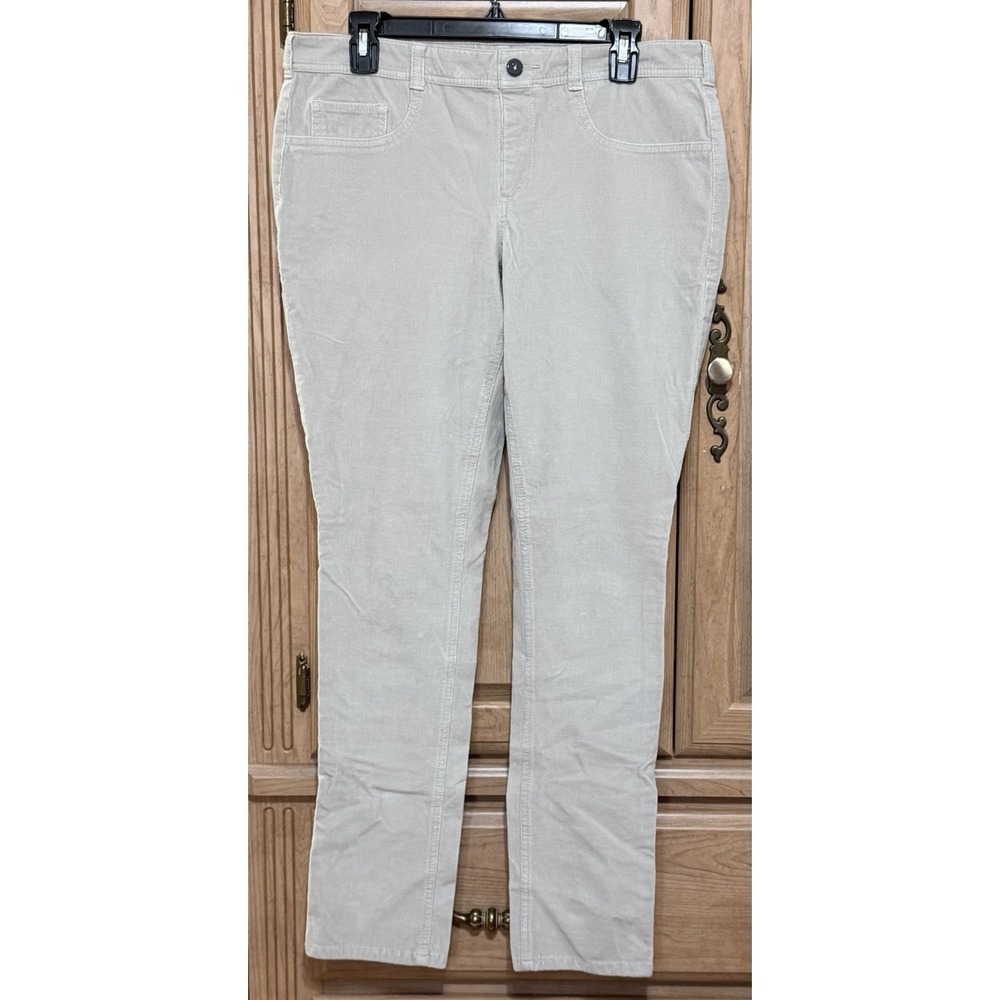 Anthropologie PILCRO and the Letterpress Serif Corduroy Slim Pants Sz 32 Stretch